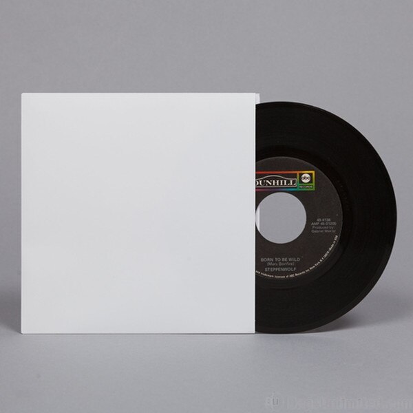 45 rpm White Record Jackets. Made f